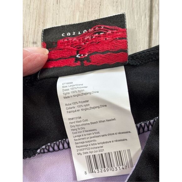 Incharacter Dead Dolly Creepy Ceramic Doll Tweens Girls Halloween Costume Size L - Picture 11 of 12